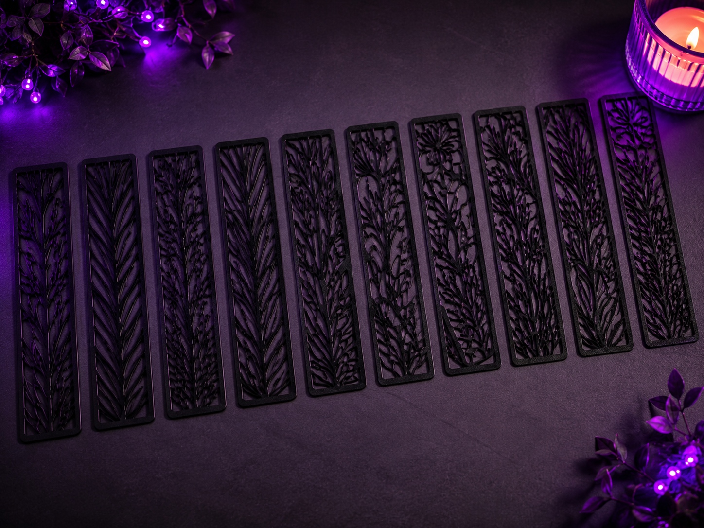 Floral Bookmark Collection – 10 Unique Designs