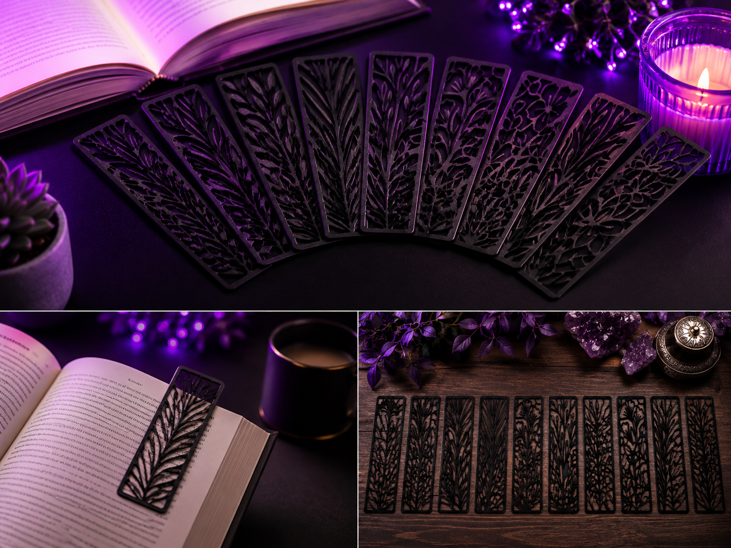 Floral Bookmark Collection – 10 Unique Designs