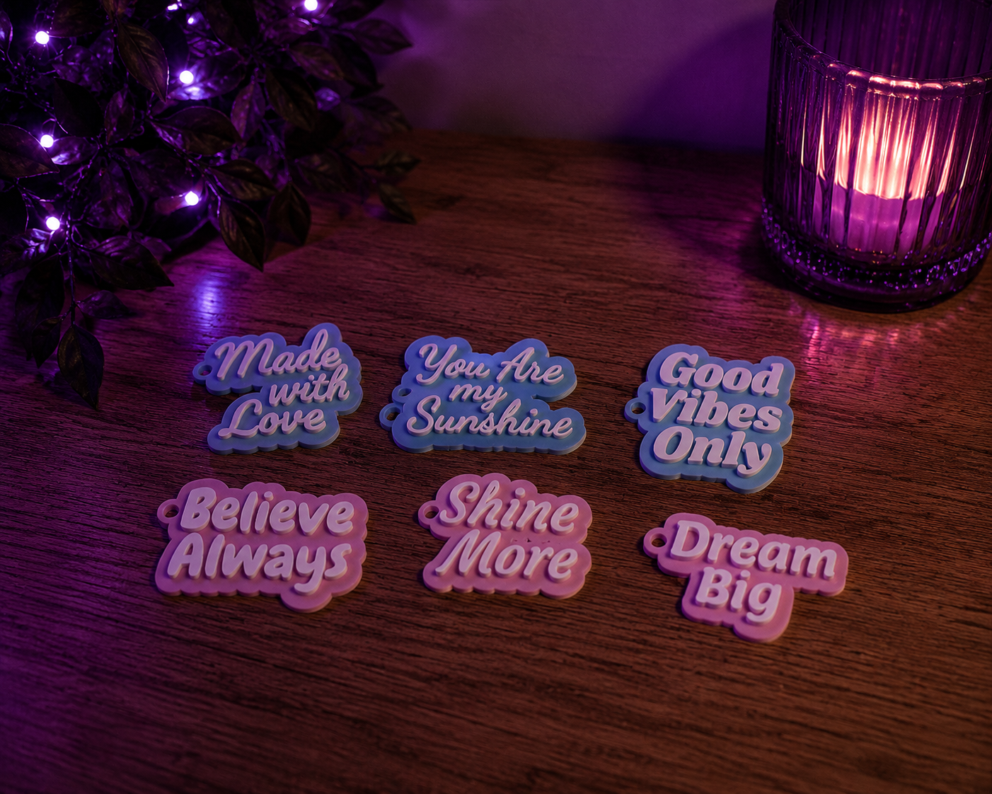 Custom Text Keychain – Personalized Name & Message Keychain