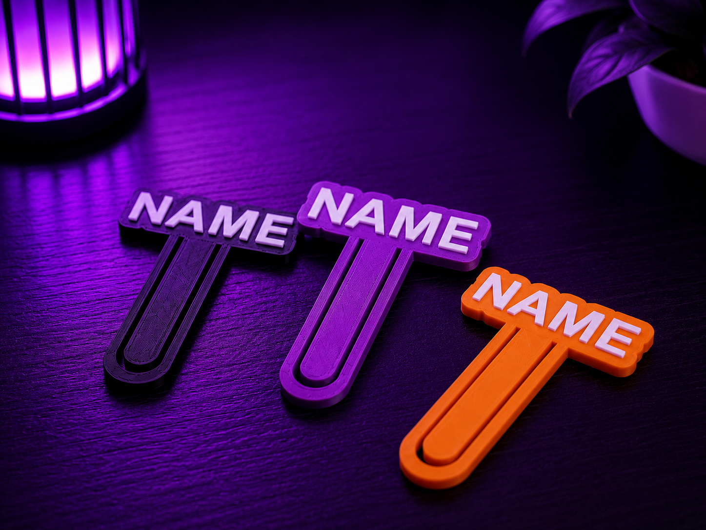 Custom Name Bookmark Clip