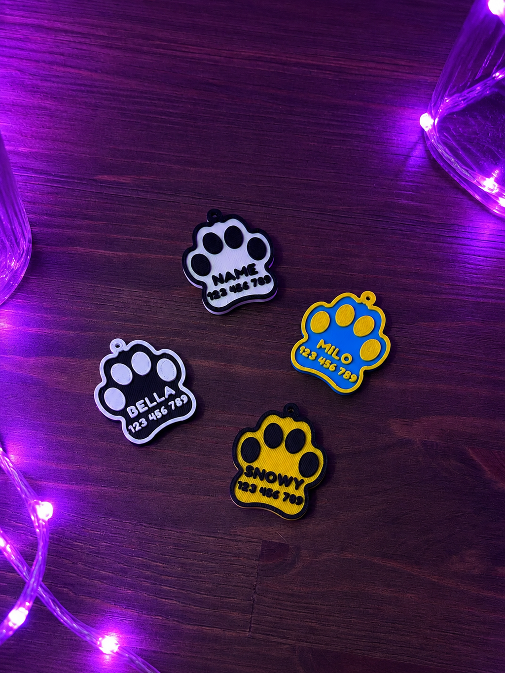 Custom Pet Tag – Personalized Dog & Cat Name Tag