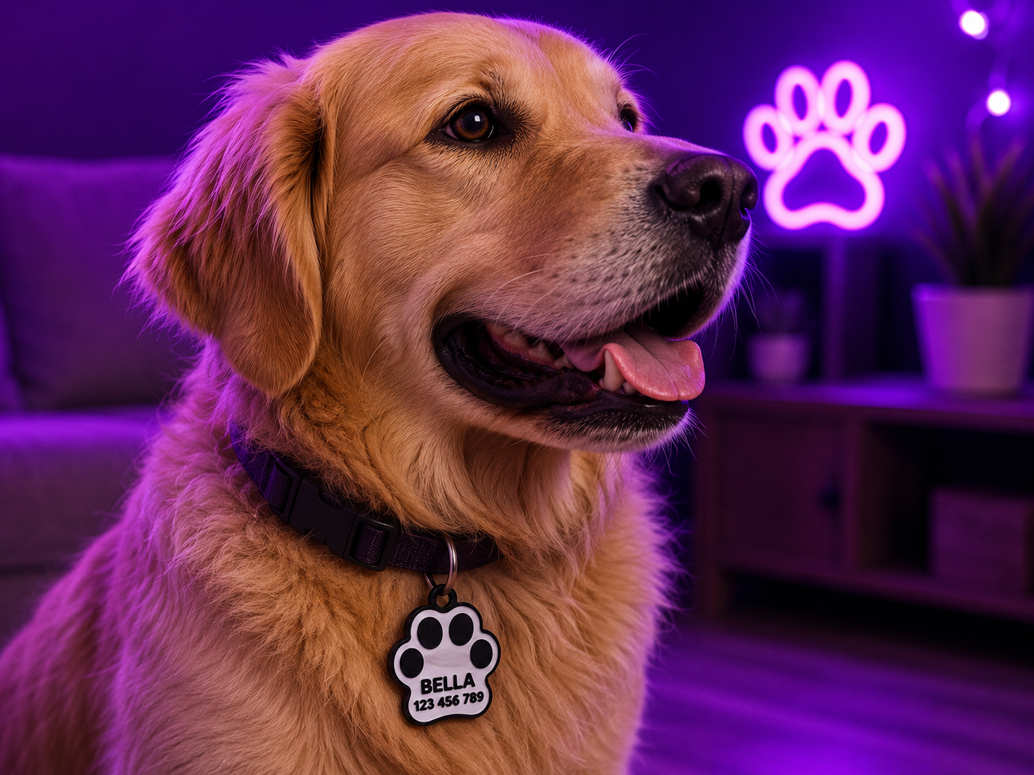Custom Pet Tag – Personalized Dog & Cat Name Tag