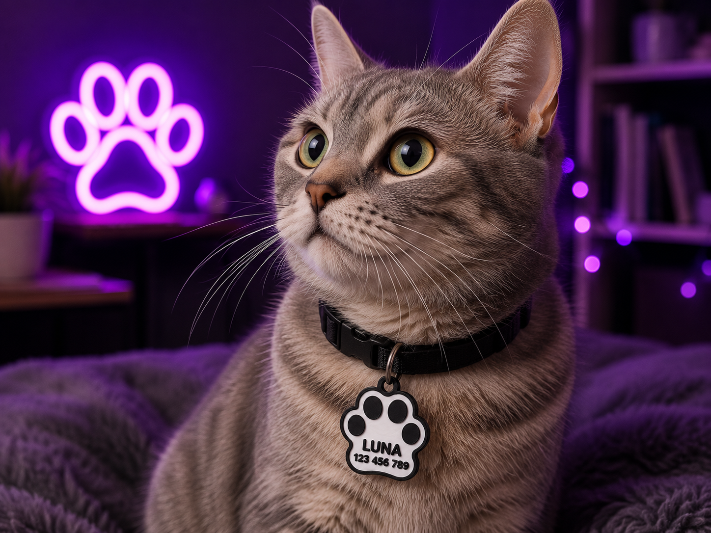 Custom Pet Tag – Personalized Dog & Cat Name Tag