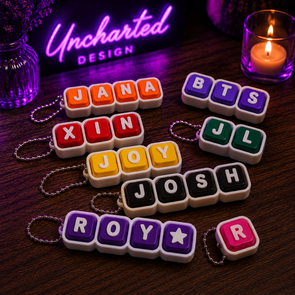 Custom Keycap Clicker Keychain